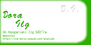 dora ilg business card